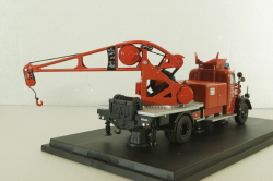 Mercedes L6600 fire engine with a crane, 03101, Schuco 1:43