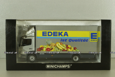 Mercedes Atego 815 box truck 1955 silver, 439037040, Minichamps 1:43