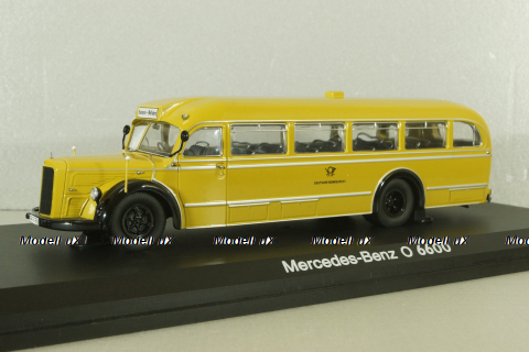 Mercedes O 6600 post bus 1951, 006730, Schuco 1:43 