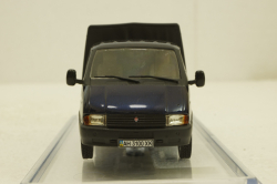 Газ-3302 Газель бортовой с тентом синий/серый, Конверсия 1:43