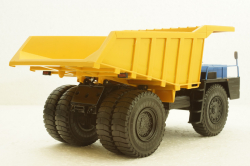 Белаз-7548 карьерный самосвал, синий/желтый, Н010, Наш Автопром 1:43