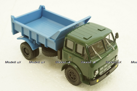 Маз-503А Самоскид, 1970г, зелений/синій, Н957, Наш Автопром 1:43