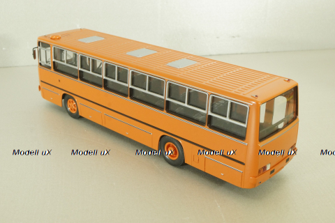 Ikarus-260.27 1985 автобус с планетарными дверьми, оранжевый/белый, Modellux 1:43
