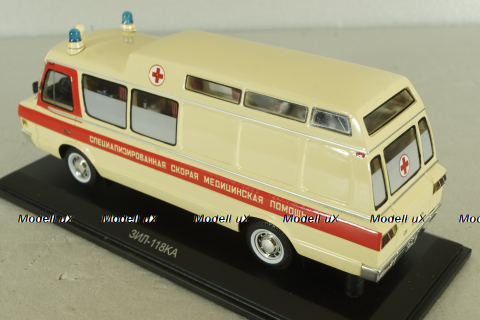 Зил-118КА Специализированная Скорая Помощь (с полным интерьером), 111903, DiP Models 1:43