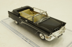 Газ-13 Чайка, кабриолет с поднятыми окнами, черный , Конверсия 1:43