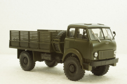 Маз-505 4х4 борт с тентом 1962г, хаки Н210, Наш Автопром 1:43