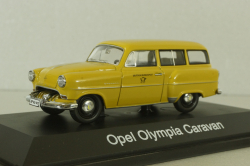 Opel Olympia Caravan "Deutsche Bundespost" 1953, yellow, 006767, Schuco 1:43