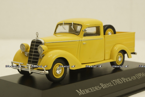 Mercedes 170D Pick-Up 1954 lightyellow, Altaya 1:43