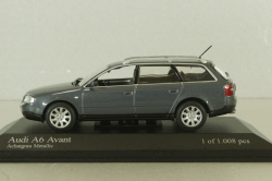 Audi A6 (C5) Avant 2001, grey, 430010211, Minichamps 1:43