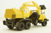 Краз-6322 ЭО-4421А Экскаватор, жовтий, Н744, Наш Автопром 1:43