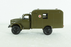 АС-3 (63) санитарный автобус на шасси ГАЗ-63Е, Легендарные грузовики СССР №103 1:43