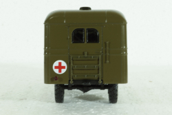 АС-3 (63) санитарный автобус на шасси ГАЗ-63Е, Легендарные грузовики СССР №103 1:43