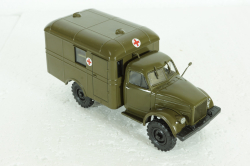 АС-3 (63) санитарный автобус на шасси ГАЗ-63Е, Легендарные грузовики СССР №103 1:43