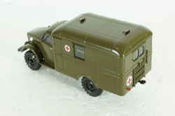 АС-3 (63) санитарный автобус на шасси ГАЗ-63Е, Легендарные грузовики СССР №103 1:43