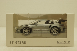 Porsche 911 GT3 RS 2022 silver/black, 750046, Norev 1:43