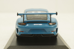 Porsche 911 (991 II) GT3 RS with gold rims 2018 lightblue, 413067046, Minichamps 1:43