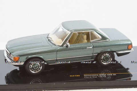 Mercedes 350SL Hard top, 1972 green, CLC193, IXO 1:43