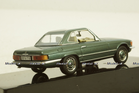 Mercedes 350SL Hard top, 1972 green, CLC193, IXO 1:43
