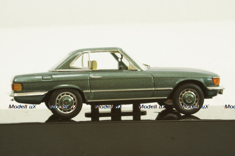 Mercedes 350SL Hard top, 1972 green, CLC193, IXO 1:43