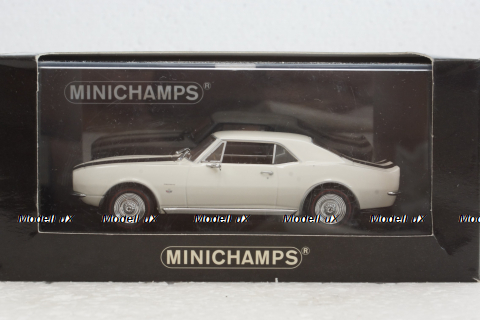 Chevrolet Camaro 1967 white, 400142720, Minichamps 1:43