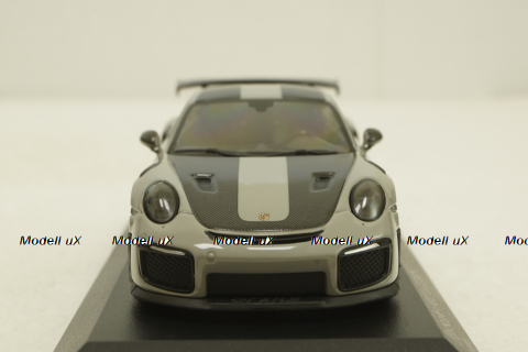 Porsche 911 (991/2) GT2 RS with gold rims 2018 lightgrey, 413 067288, Minichamps 1:43