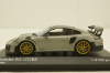 Porsche 911 (991/2) GT2 RS with gold rims 2018 lightgrey, 413 067288, Minichamps 1:43