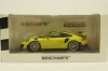 Porsche 911 (991/2) GT2 RS with silver rims 2018 lightgreen, 413067281, Minichamps 1:43