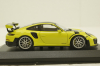 Porsche 911 (991/2) GT2 RS with silver rims 2018 lightgreen, 413067281, Minichamps 1:43