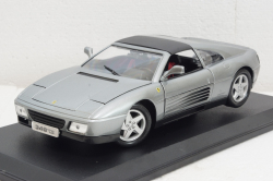 Ferrari 348 TS (1989), silvergrey, BU1816006GY, Burago 1:18