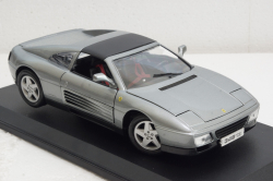 Ferrari 348 TS (1989), silvergrey, BU1816006GY, Burago 1:18