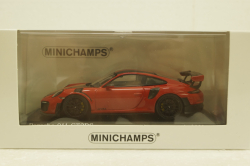 Porsche 911 (991/2) GT2 RS with black rims  2018 red,  413067292, Minichamps 1:43