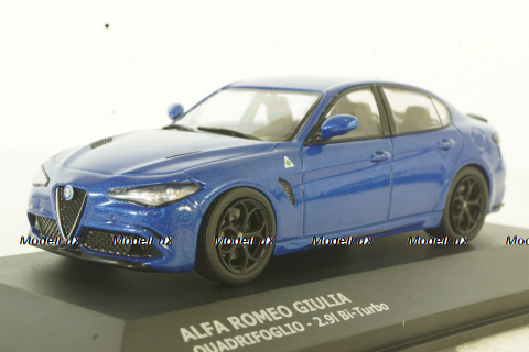 Alfa Romeo Giulia Quadrifoglio 2016 blue, 4313104, Solido 1:43