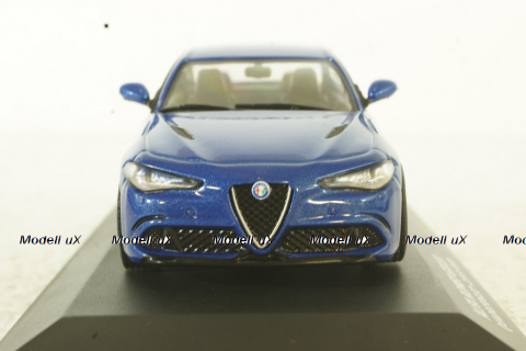 Alfa Romeo Giulia Quadrifoglio 2016 blue, 4313104, Solido 1:43
