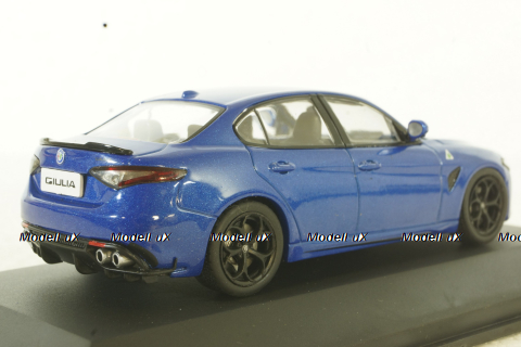 Alfa Romeo Giulia Quadrifoglio 2016 blue, 4313104, Solido 1:43
