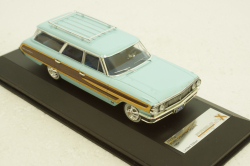 Ford Country Squire 1964, light blue, PRD202,  PremiumX 1:43