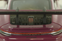 Porsche 911 (992) GT3 RS with Weissach-Package, rubin red/golden rims and black décor, 413062123, Minichamps 1:43 