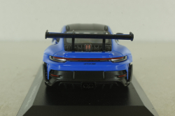 Porsche 911 (992) GT3 RS with Weissach-Package, black/ blue rims and blue décor, 413062122, Minichamps 1:43   