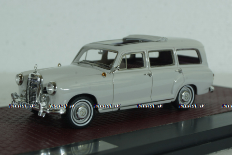 Mercedes 180B (W120) Kombi open roof 1960 grey, Matrix 1:43