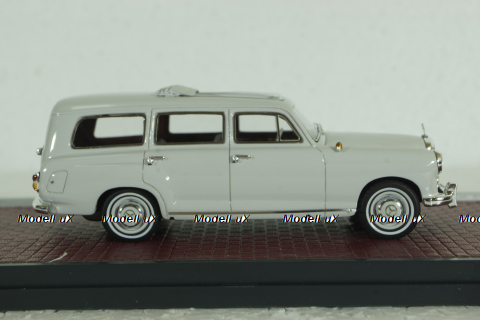 Mercedes 180B (W120) Kombi open roof 1960 grey, Matrix 1:43