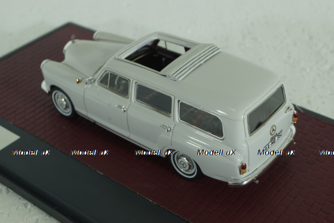 Mercedes 180B (W120) Kombi open roof 1960 grey, Matrix 1:43