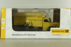 Mercedes L6600 truck Deutsche Bundespost, yellow, 010585, Schuco 1:43