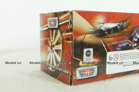 Fiat Nuova 500 Cabrio, blue, 73374, MotorMax 1:24