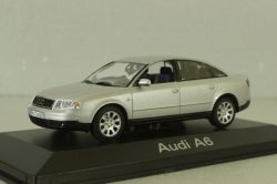 Audi A6 (C5) restyling 2001, silver, 20000000047001, Minichamps 1:43