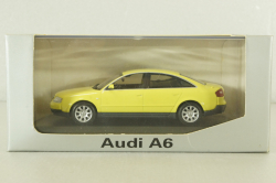 Audi A6 (C5) 1997, yellow, 132093, Minichamps 1:43 