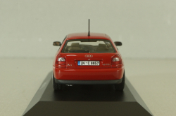 Audi A3 (8L) 1996, red, 20000000616001, Minichamps 1:43