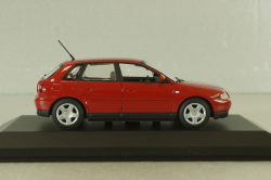 Audi A3 (8L) 1996, red, 20000000616001, Minichamps 1:43