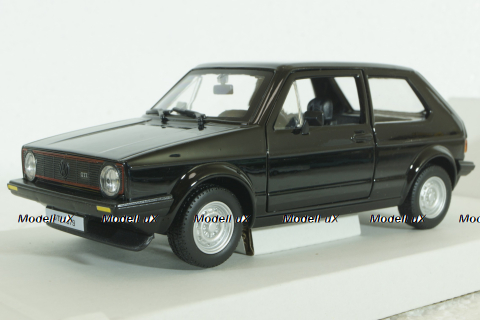 Volkswagen Golf MKI Gti 1979, black, BU21089BK, Burago 1:24
