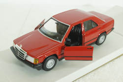 Mercedes 190E 1984, red, BU21103R, Burago 1:24 Уценка!