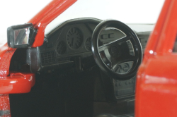 Mercedes 190E 1984, red, BU21103R, Burago 1:24 Уценка!