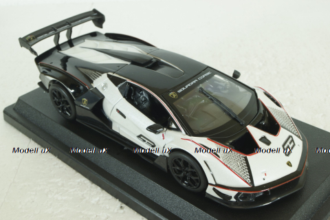 Lamborghini Essenza SCV12 N12, 2021, white black, BU28023, Burago 1:24